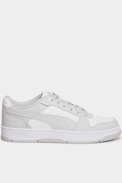Baskets &agrave; lacets Puma Rebound Slam gris clair homme