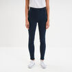 Jegging skinny taille haute denim blue black femme