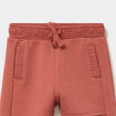 Pantalon de jogging molletonn&eacute; terracotta b&eacute;b&eacute; gar&ccedil;on