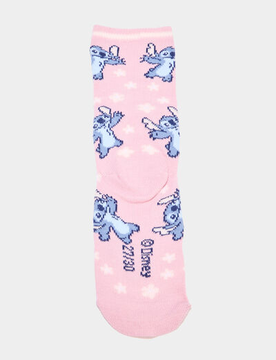Lot 3 paires chaussettes Stitch multicolore fille