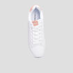 Tennis basses &agrave; lacets bout rond rose femme