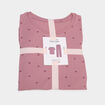 Ensemble pyjama t-shirt pantalon coton rose femme