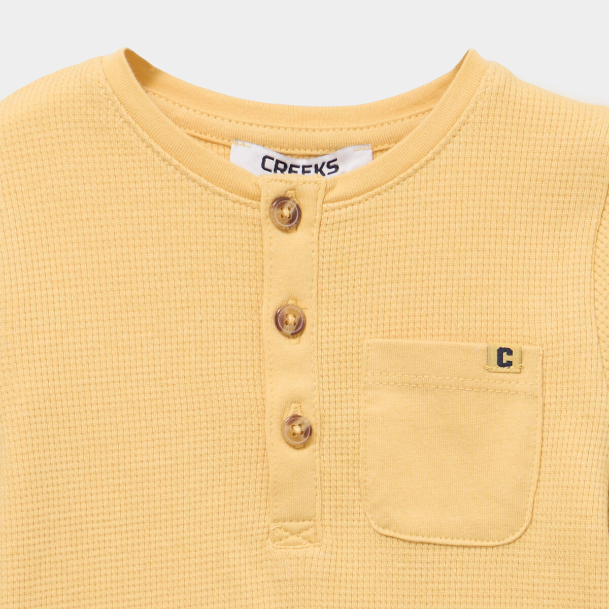 T-shirt Basique Garçon Marks & Spencer – Jaune, 100% Coton, Taille 2-3 Ans, Manches Courtes, Col Ras-du-cou, Trés Bon état