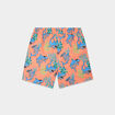 Short de bain orange corail gar&ccedil;on
