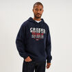 Sweat hoodie 1 poche bleu marine homme