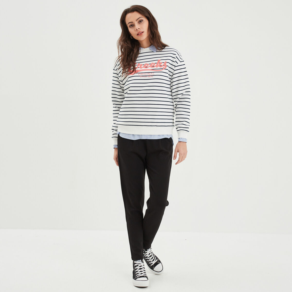 Pantalon de jogging city noir femme