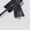 Ceinture large avec boucle noir femme