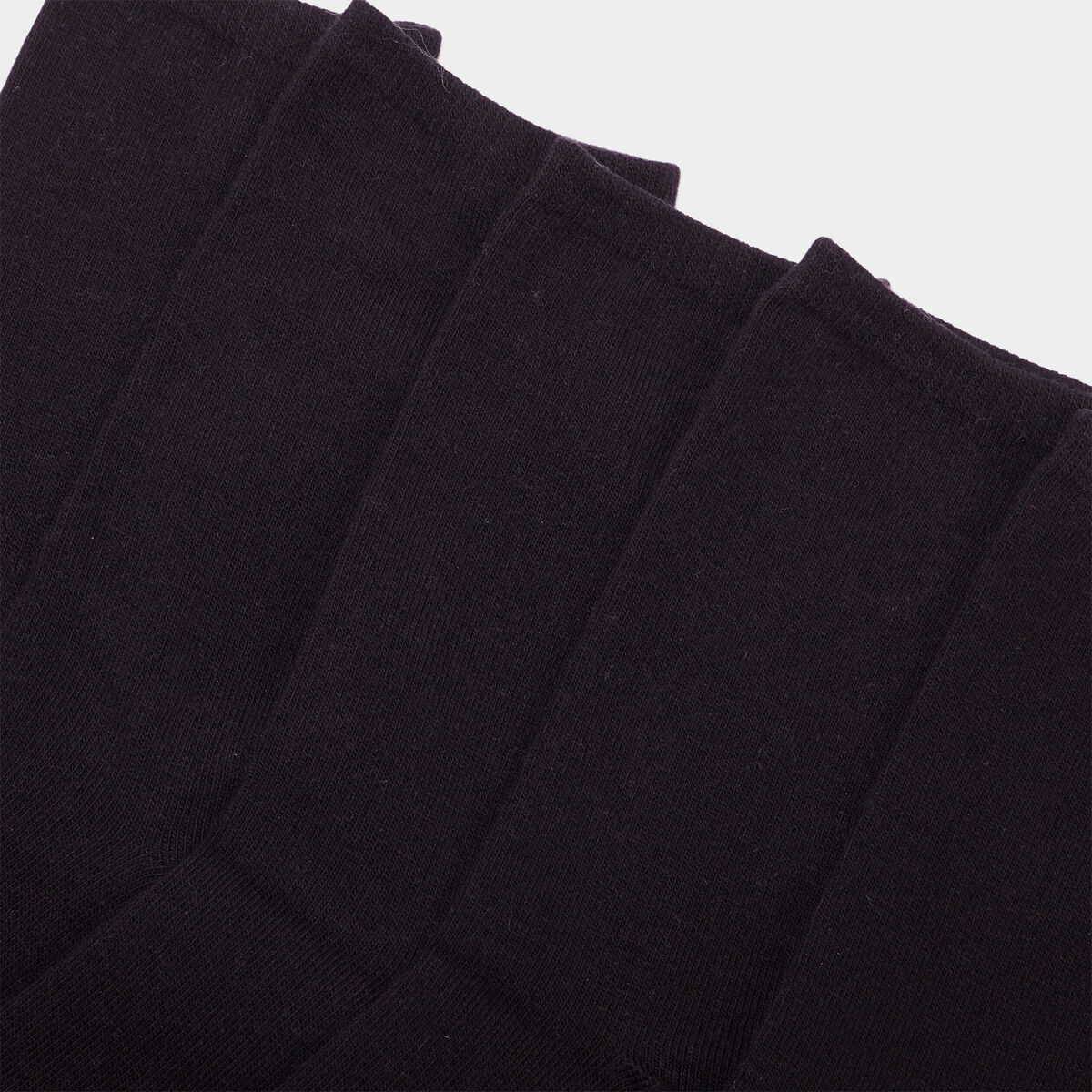 Lot 5 paires chaussettes coton noir mixte