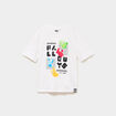T-shirt manches courtes coton Fall Guys blanc gar&ccedil;on