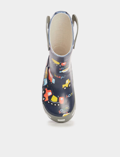Bottes de pluie multicolore bébé garçon