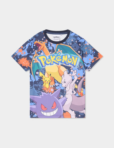 T-shirt manches courtes Pokémon multicolore garçon