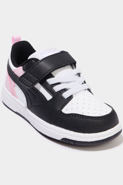 Sneakers &agrave; lacets Puma Rebound V6 noir fille