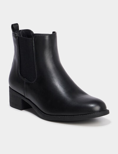 Bottines chelsea noir femme