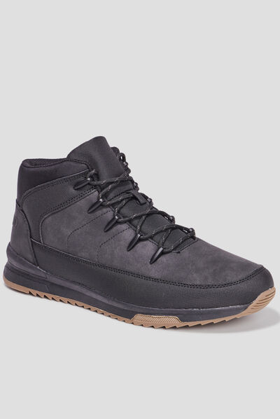 Bottines à lacets Trappeur Boki noir homme