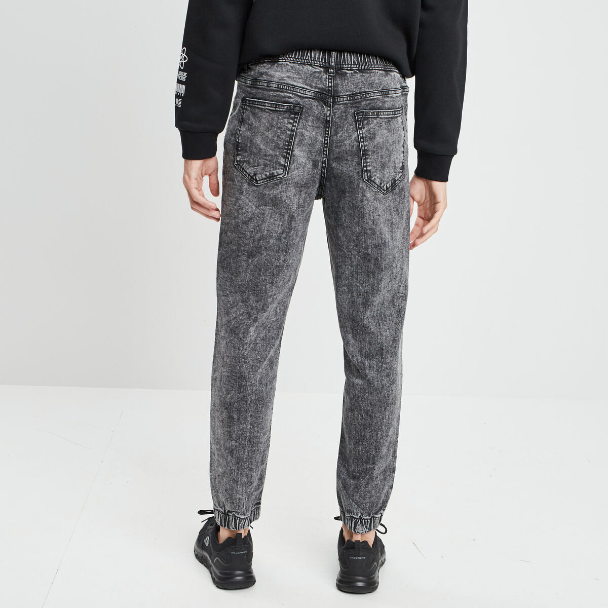 Jeans slim denim snow gris homme