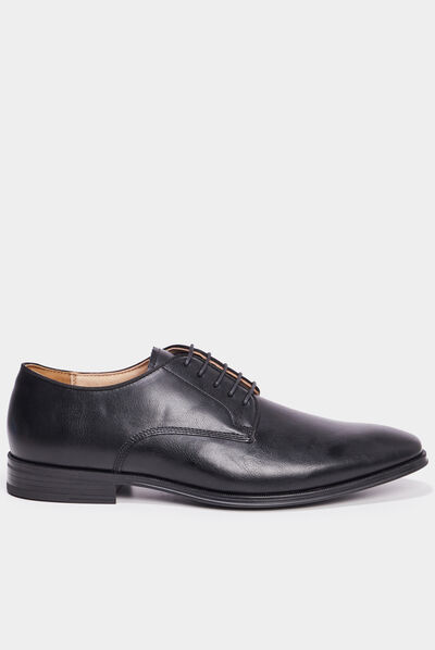 Derbies à lacets noir homme