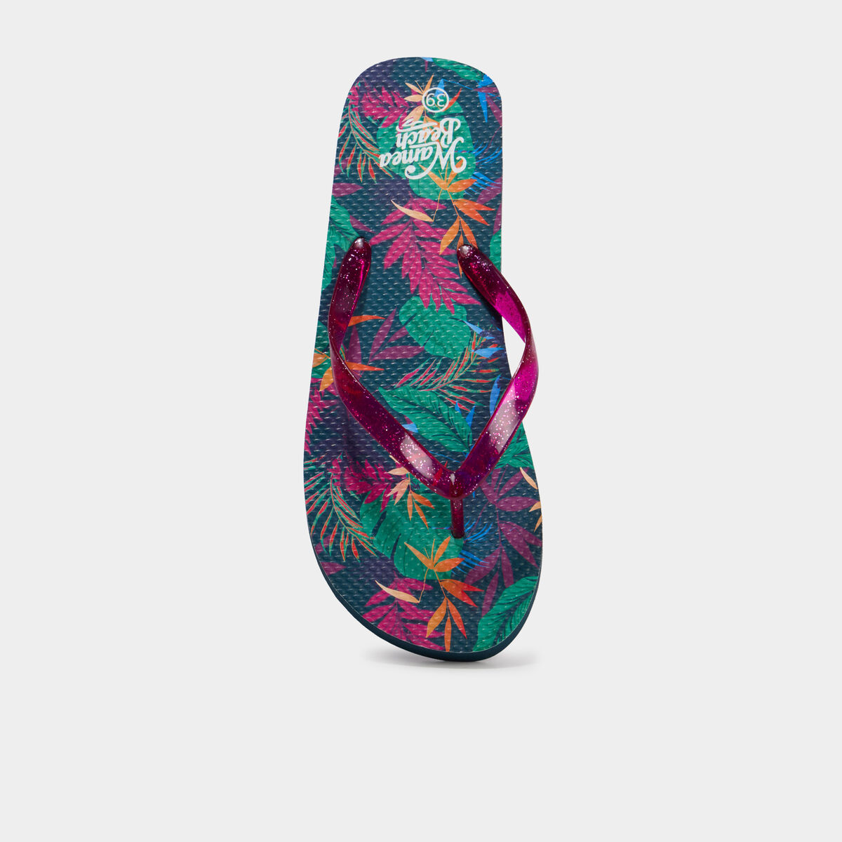 Tongs multicolore femme