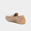 Mocassins en cuir sable homme