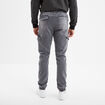 Pantalon skinny stretch 2 poches côtés denim gris fonce homme