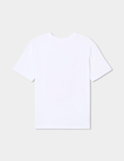 T-shirt manches courtes coton Naruto blanc garçon