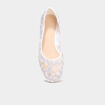 Ballerines brod&eacute;es multicolore femme