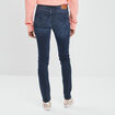 Jeans standard coupe regular Creeks denim blue black femme