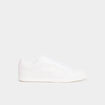 Tennis basses &agrave; lacets blanc femme