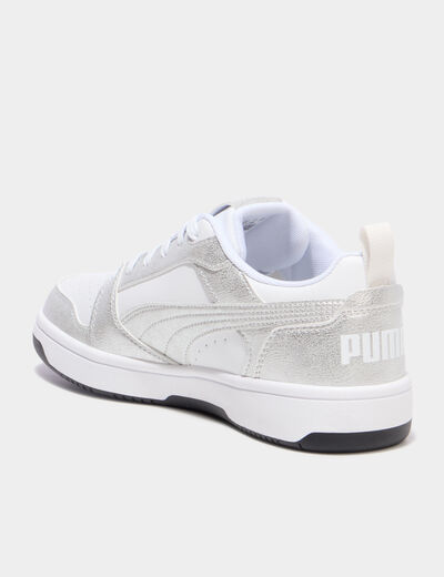 Tennis Rebound V6 Puma gris argent femme