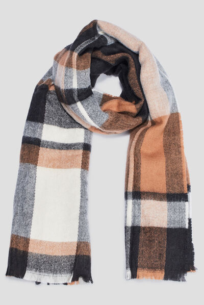 Écharpe multicolore femme
