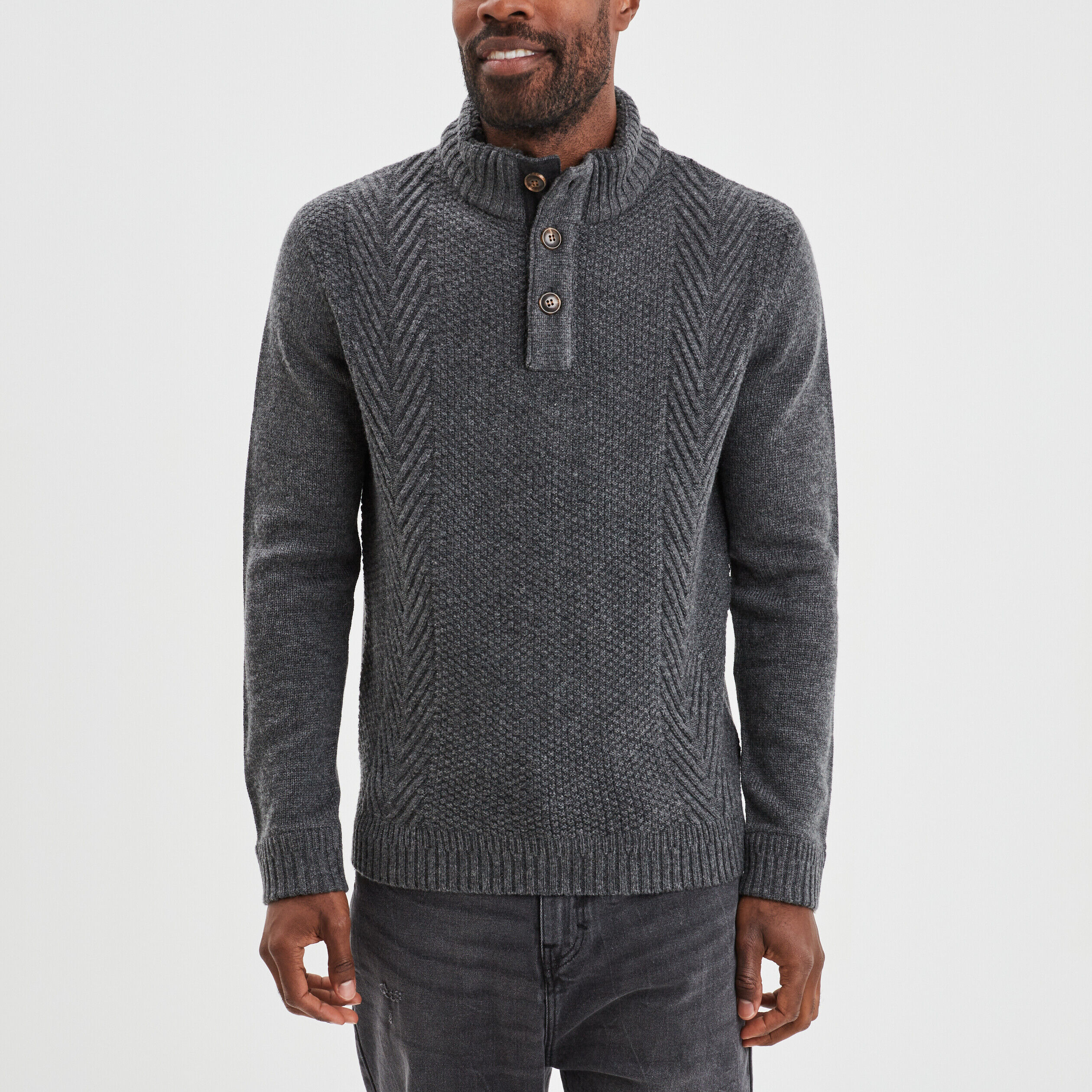 Pull gilet sweat TRAPPEUR homme pas cher La Halle