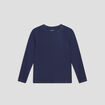 T-shirt manches longues bleu marine garçon
