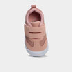 Baskets basses &agrave; semelles souples rose b&eacute;b&eacute; fille