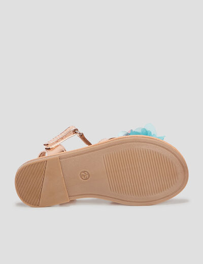 Sandales Liberto rose champagne fille