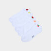 Lot 5 paires chaussettes invisibles blanc femme
