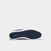 Baskets plates &agrave; lacets bleu marine homme