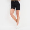 Bermuda en jean 5 poches Creeks denim noir femme