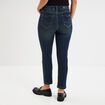 Jean stretch slim 7/8 &egrave;me denim dirty femme