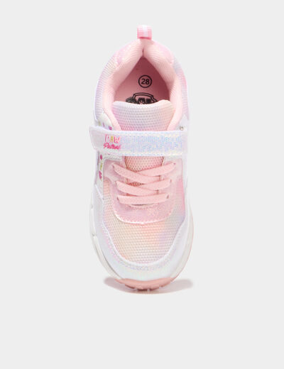 Baskets running lumineuses Paw Patrol rose fille