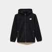 Sweat zipp&eacute; &agrave; capuche noir gar&ccedil;on