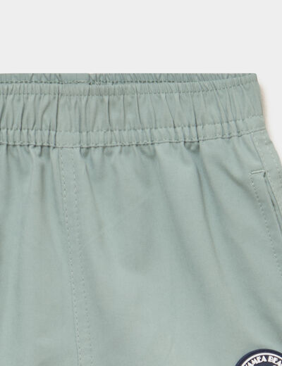 Short de bain vert pastel b&eacute;b&eacute; gar&ccedil;on