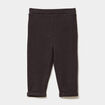 Legging molletonn&eacute; &agrave; paillettes gris fonc&eacute; b&eacute;b&eacute; fille