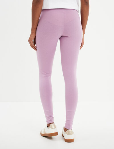 Legging long taille haute parme femme