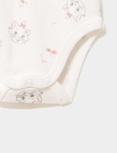 Ensemble naissance 4 pièces Aristochats blanc bébé