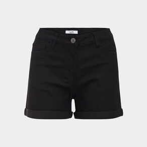 short skinny 5 poches noir femme Short skinny 5 poches noir femme