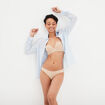 Soutien-gorge bandeau multiposition beige femme