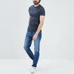 Jeans regular stretch denim double stone homme