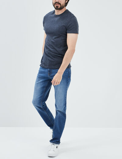 Jeans regular stretch denim double stone homme