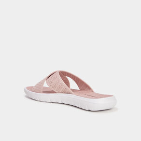 Mules aspect tricoté Confortissimo rose femme