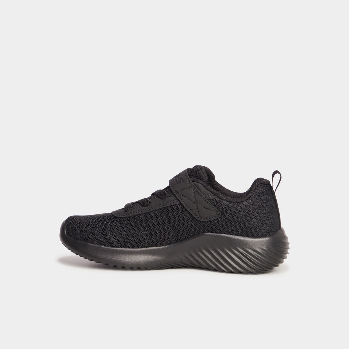 Baskets running lavables Skechers noir garçon