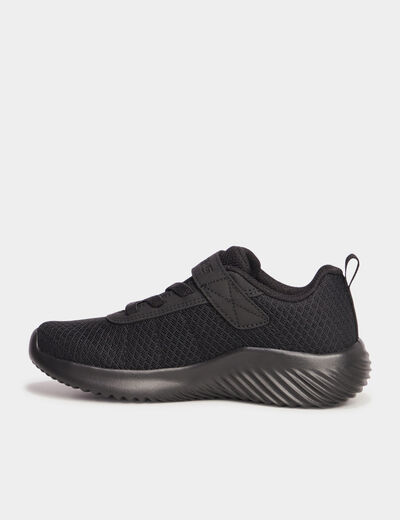 Baskets running lavables Skechers noir garçon